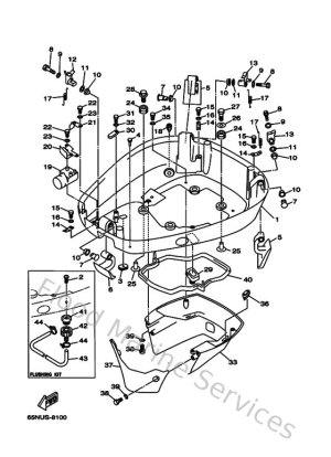 Diagram for Bottom Cowling