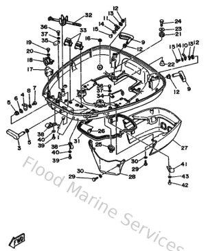 Diagram for Bottom Cowling