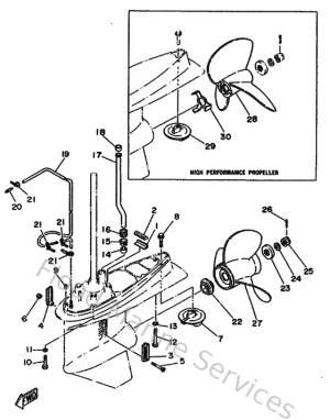 Diagram for Lower Casing & Drive 2
