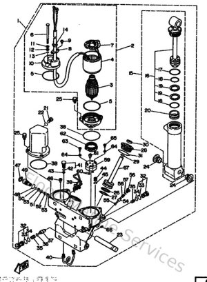 Diagram for Power Trim & Tilt Assy