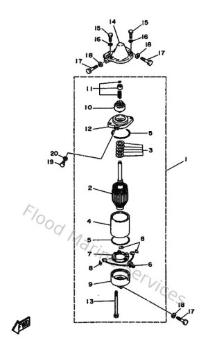 Diagram for Starting Motor