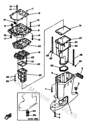Diagram for Upper Casing