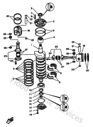 Diagram for Crankshaft & Piston