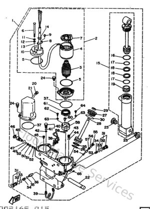 Diagram for Power Trim & Tilt Assy