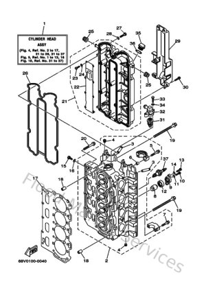 Diagram for Cylinder & Crankcase 2