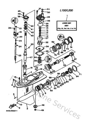 Diagram for Lower Casing & Drive 3