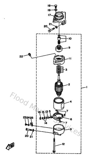 Diagram for Starting Motor