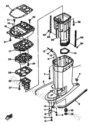 Diagram for Upper Casing