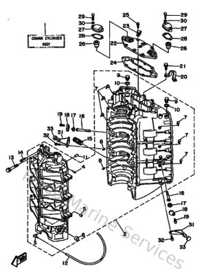 Diagram for Cylinder & Crankcase 1
