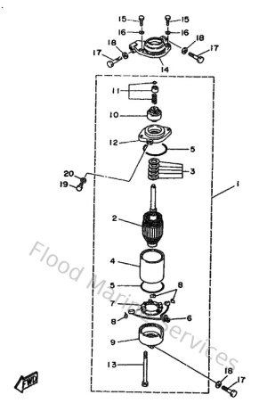 Diagram for Starting Motor