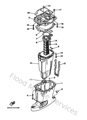 Diagram for Upper Casing