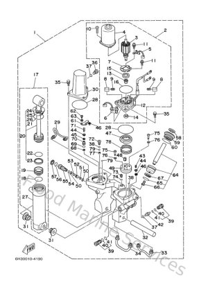 Diagram for Power Trim & Tilt Assy
