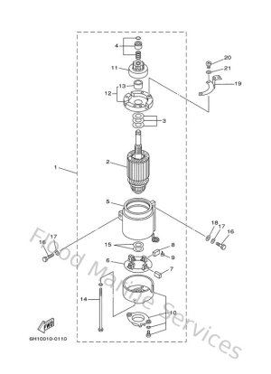 Diagram for Starting Motor