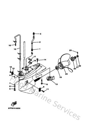Diagram for Lower Casing & Drive 2