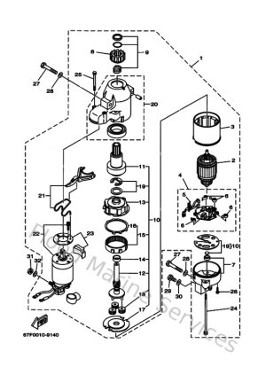 Diagram for Starting Motor