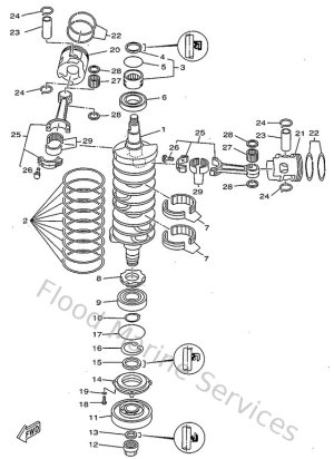 Diagram for Crankshaft & Piston
