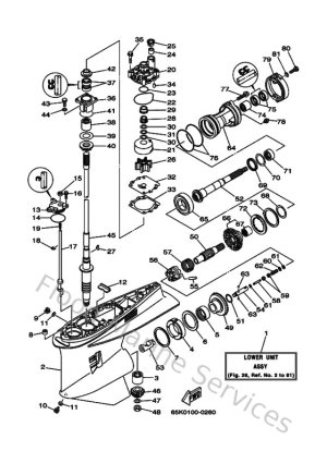 Diagram for Lower Casing & Drive 3
