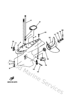 Diagram for Lower Casing & Drive 4