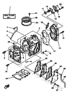 Diagram for Cylinder & Crankcase