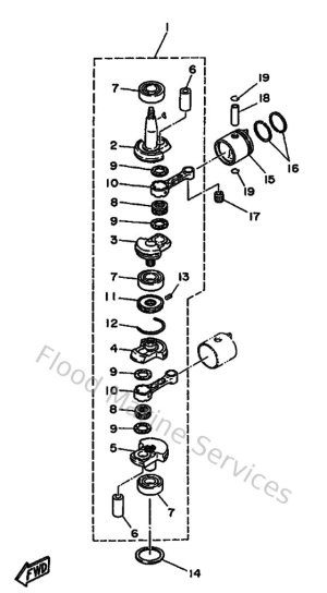 Diagram for Crankshaft & Piston