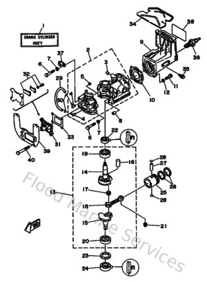 Diagram for Cylinder & Crankcase