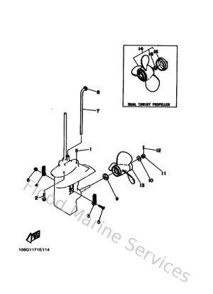 Diagram for Lower Casing & Drive 2
