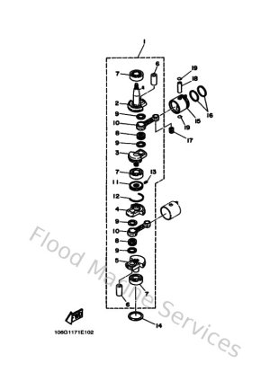 Diagram for Crankshaft & Piston