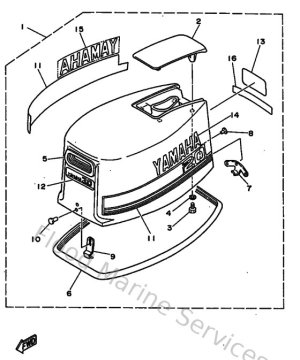 Diagram for Top Cowling