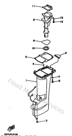 Diagram for Upper Casing