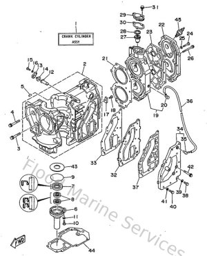 Diagram for Cylinder. Crankcase