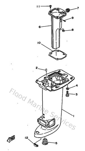 Diagram for Upper Casing