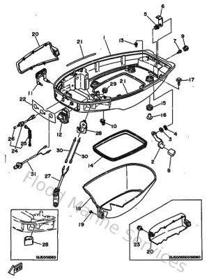 Diagram for Bottom Cowling