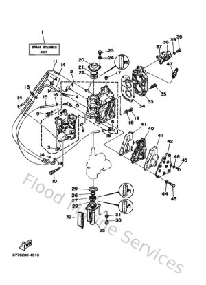 Diagram for Cylinder & Crankcase