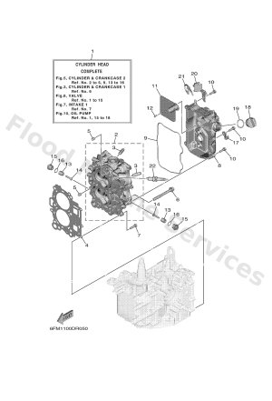 Diagram for CYLINDER & CRANKCASE 2
