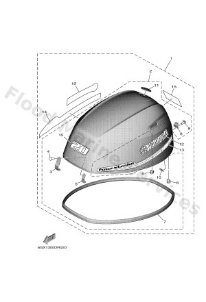 Diagram for TOP COWLING