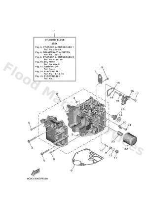 Diagram for CYLINDER & CRANKCASE 1