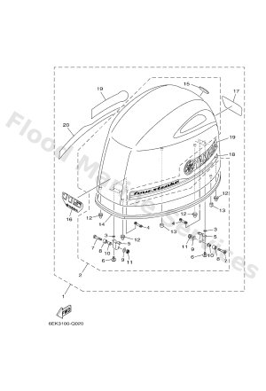 Diagram for TOP COWLING
