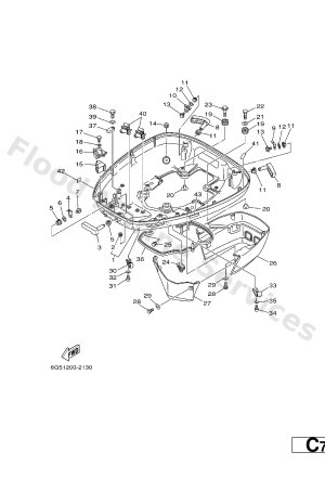 Diagram for BOTTOM COWLING