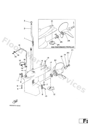 Diagram for LOWER CASING. DRIVE 2