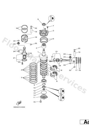 Diagram for CRANKSHAFT. PISTON