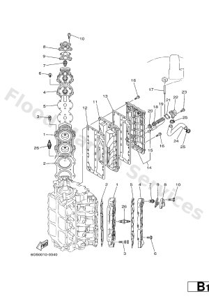 Diagram for CYLINDER. CRANKCASE 2