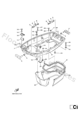 Diagram for BOTTOM COWLING