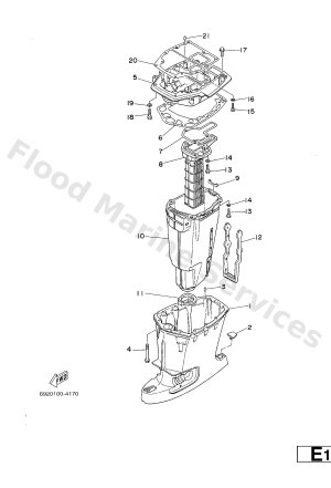 Diagram for UPPER CASING