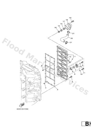 Diagram for CYLINDER & CRANKCASE 3