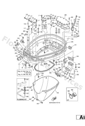 Diagram for BOTTOM COWLING