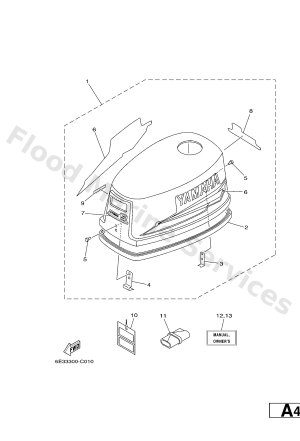 Diagram for TOP COWLING