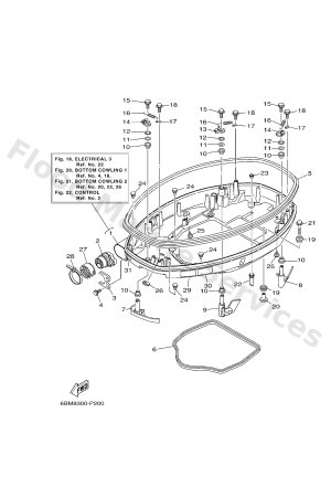 Diagram for BOTTOM COWLING 1