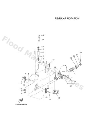 Diagram for LOWER CASING & DRIVE 2