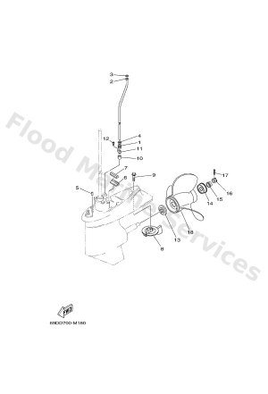 Diagram for LOWER CASING & DRIVE 2