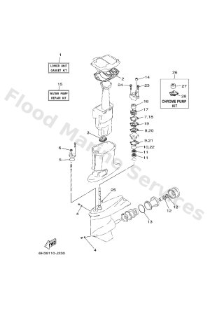 Diagram for REPAIR KIT 2